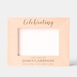 Cadres Gravés Élégante conservation de photos commémoratives