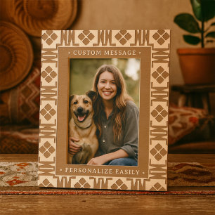 Cadres Gravés Elégante gravure personnalisée Géométrique Art Déc