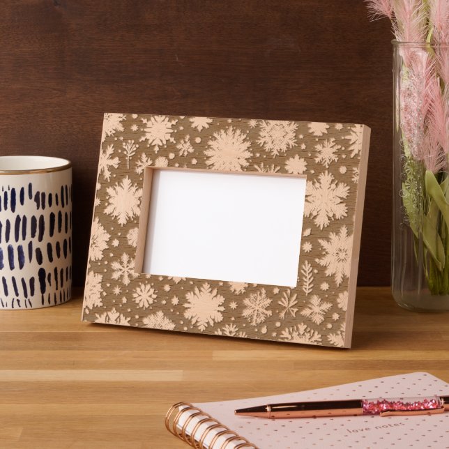 Cadres Gravés Flèche de neige en hiver (Gauche)