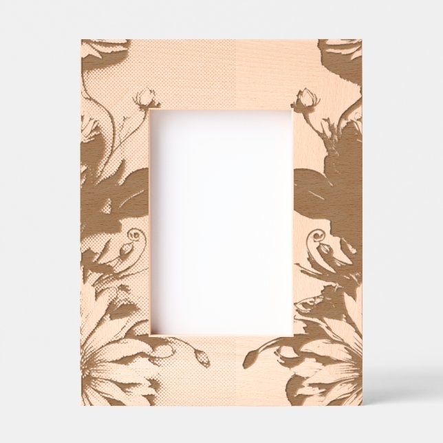 Cadres Gravés Floral (Recto)