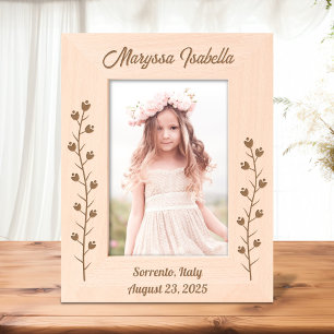 Cadres Gravés Flore mince Stalk 5x7