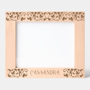 Cadres Gravés Foliage victorien Vintage personnalisé