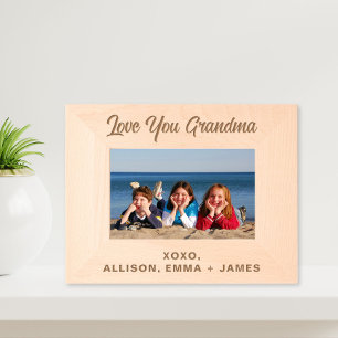 Cadres Gravés Grandma Love You Photo