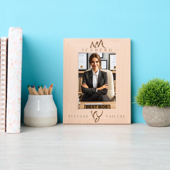 Cadres Gravés Iceberg minimaliste de succès Inspiration (Créateur téléchargé)