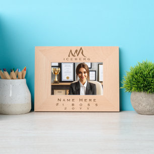 Cadres Gravés Image Iceberg Abstraite Inspirationnelle personnal