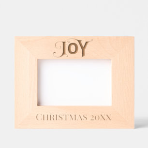 CADRES GRAVÉS JOY, DATÉE NOËL PHOTO