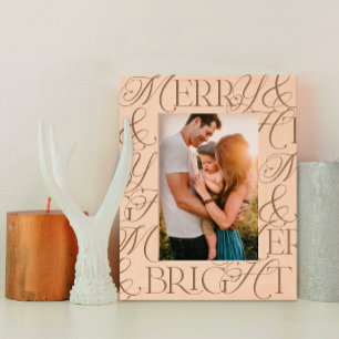 Cadres Gravés Joyeux Et Lumineux Noël