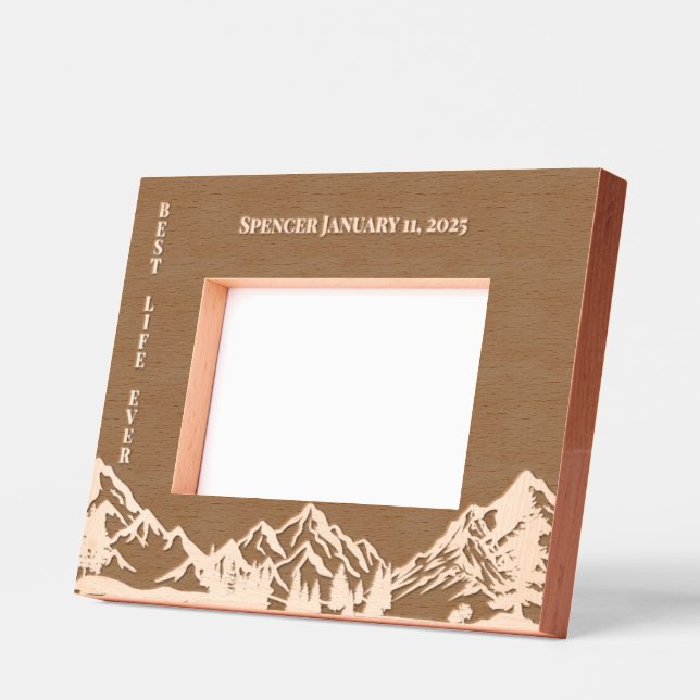 Cadres Gravés JW Baptism Keepsam Personnalisé pour lui (Gauche)