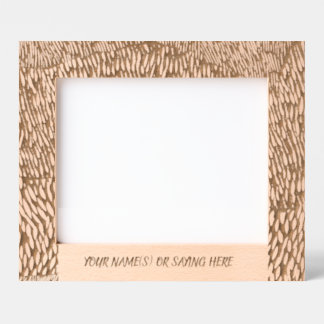 Cadres Gravés Laser de sciage gravé