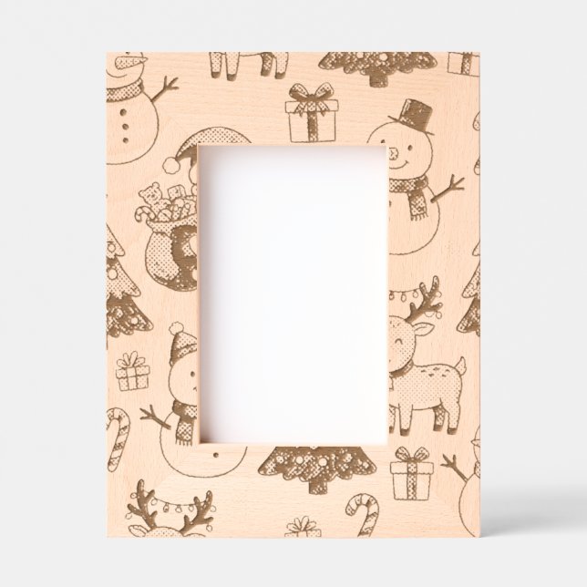 Cadres Gravés Laser Etched Picture Frame (Recto)