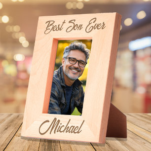 Cadres Gravés Le meilleur fils jamais personnalisé