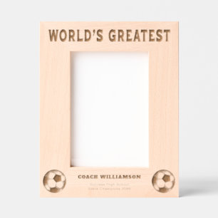 Cadres Gravés Le plus grand entraîneur de football du monde