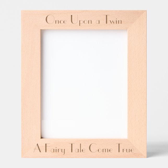 Cadres Gravés Le rêve des jumeaux devient réalité (Recto)