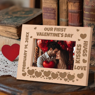 Cadres Gravés Le texte personnalisé de la première journée de Va