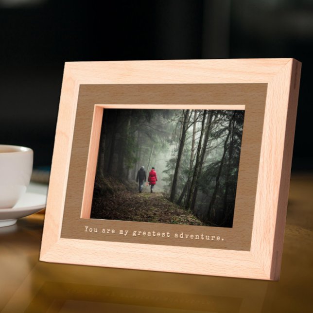 Cadres Gravés Légende de photo et de machine à écrire minimalist (Créateur téléchargé)