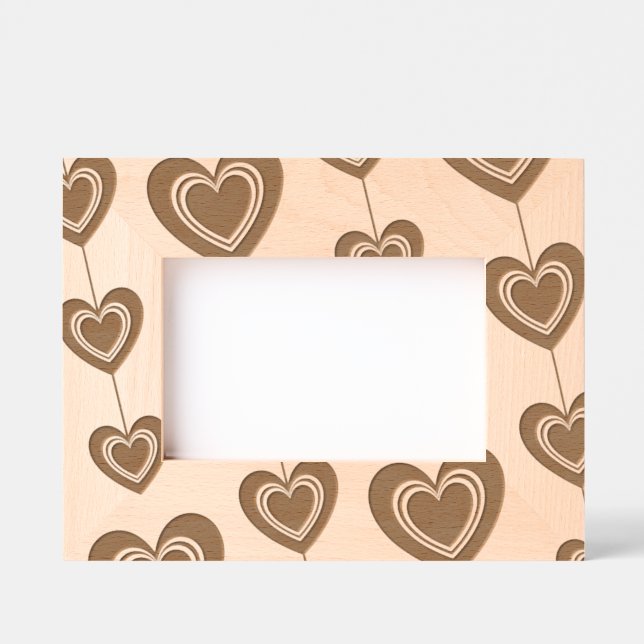 Cadres Gravés Les cordes de coeur d'un couple élégant (Recto)