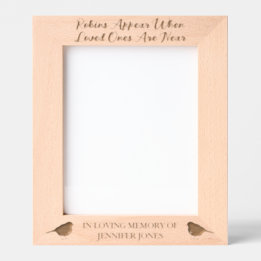 Cadres Gravés Les Robins Apparaissent Quand Ceux Qui Sont Aimés