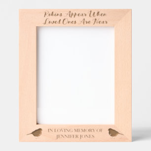 Cadres Gravés Les Robins Apparaissent Quand Ceux Qui Sont Aimés