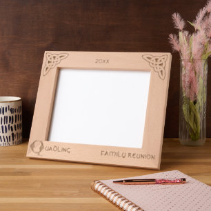 Cadres Gravés Lettre celtique Q Nom personnalisé