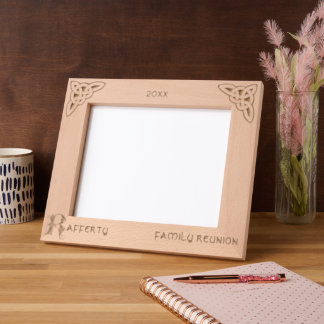 Cadres Gravés Lettre celtique R Nom personnalisé