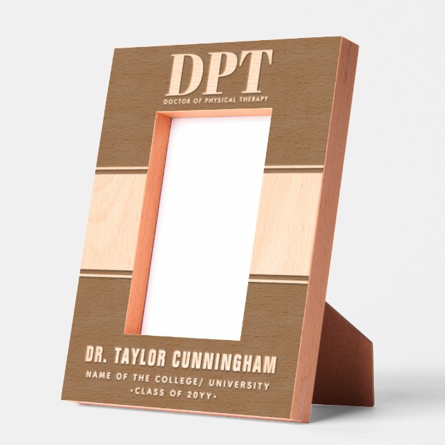 Cadres Gravés Médecin DPT moderne personnalisé de thérapie physi (Gauche)