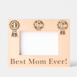 Cadres Gravés Meilleure Maman Jamais !