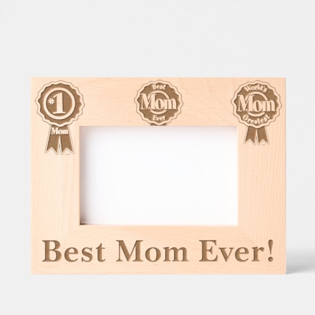 Cadres Gravés Meilleure Maman Jamais ! (Recto)