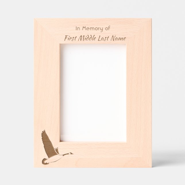 Cadres Gravés  Memorial Keepsake Canada Goose Outdoors (Recto)