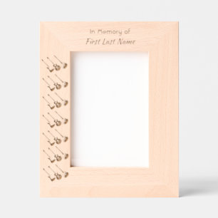 Cadres Gravés Memorial Keepsaké musicien musique de guitare