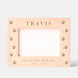 Cadres Gravés Mémorial personnalisé pour chat chien animal de co