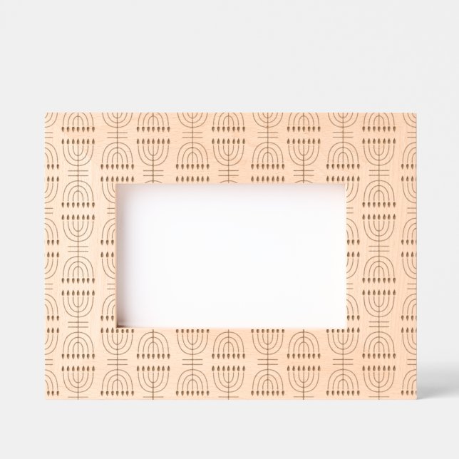 Cadres Gravés Menorah Design (Recto)