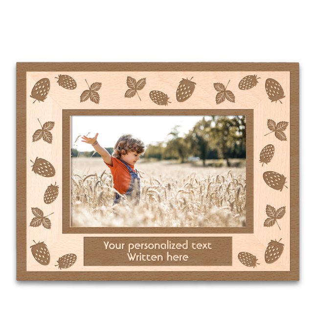 Cadres Gravés Mini fraises Personnalisées (Créateur téléchargé)