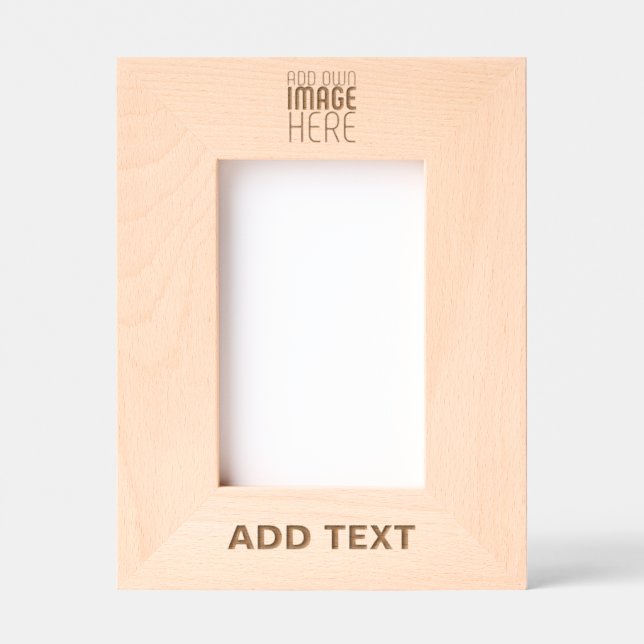 CADRES GRAVÉS MODÈLE DE TEXTE D'IMAGE BROWN SIMPLE MODERNE (Recto)