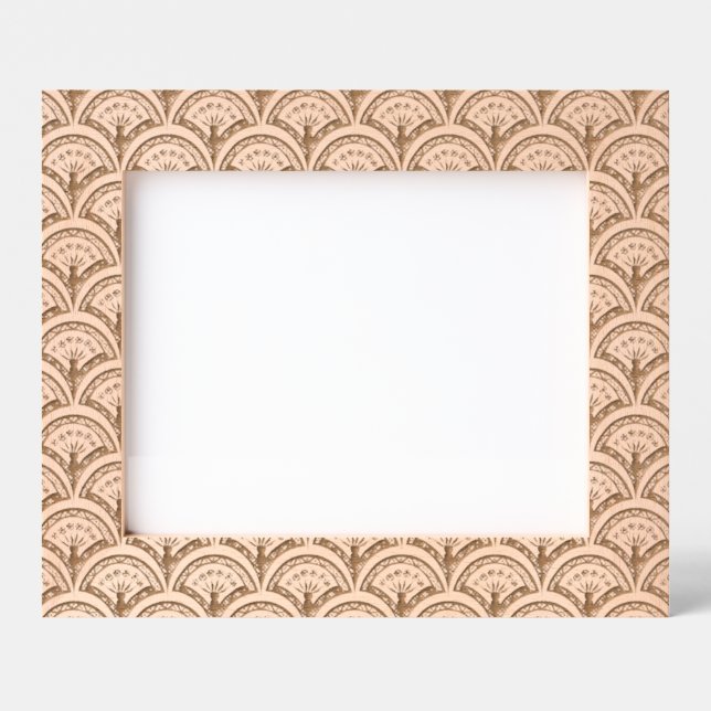 Cadres Gravés Motif de coquille de couleur pastel (Recto)