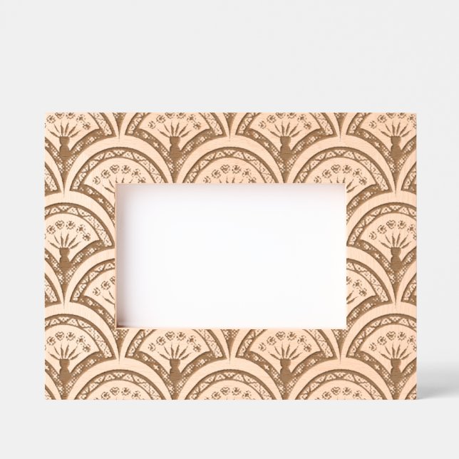 Cadres Gravés Motif de coquille de couleur pastel (Recto)