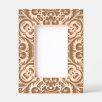 Motif de sculpture sur bois traditionnel 