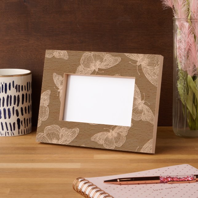 Cadres Gravés Motif de stylo et d'encre (Gauche)