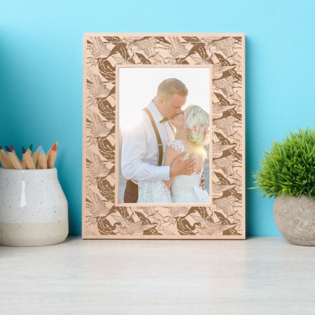 Cadres Gravés Motif vintage japonais de grues volantes (Créateur téléchargé)