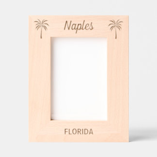 Cadres Gravés Naples Florida Laser Engraved frame