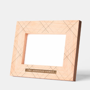 Cadres Gravés Nom de famille simple du motif