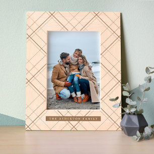 Cadres Gravés Nom de famille simple du motif