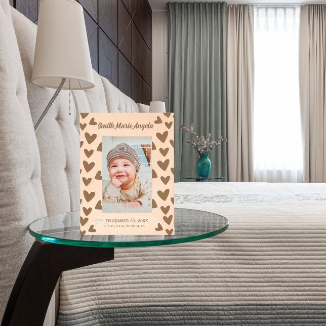 Cadres Gravés Nouveau bébé Nouveau-né - Statistiques Cadeaux (Créateur téléchargé)