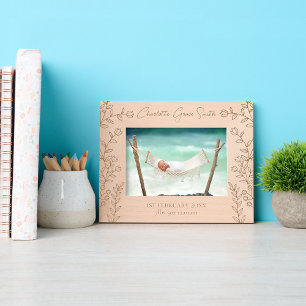 Cadres Gravés nouveau-né nouveau-né cadeau bébé grand-parents no