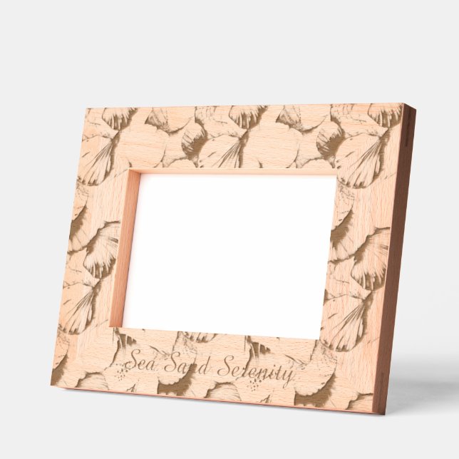 Cadres Gravés Ocean View Beach Serenity Sea Shells (Gauche)