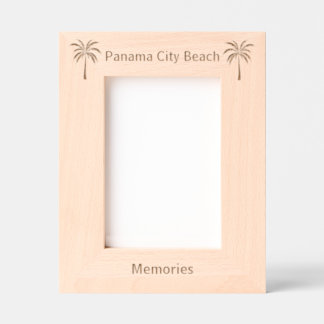 Cadres Gravés Panama City Beach Florida Laser Engraved frame