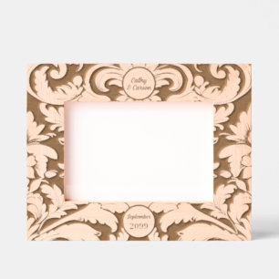 Cadres Gravés Paysage 7 x 5 Feuilles botaniques gras Texte perso