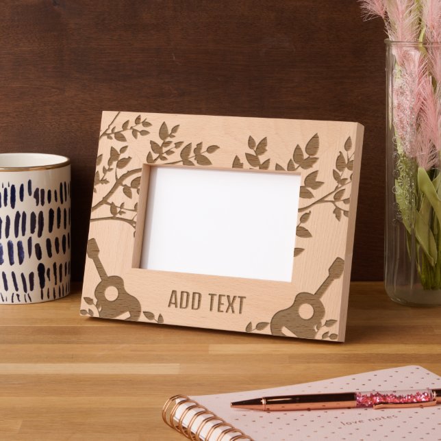 Cadres Gravés Paysage personnalisé 6" x 4", FrameStyle : Engr na (Gauche)