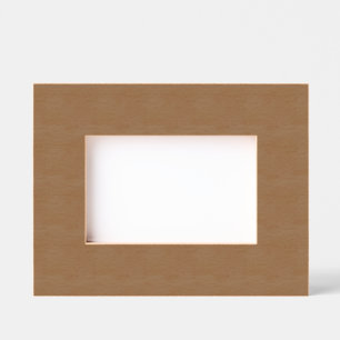 Cadres Gravés Paysage personnalisé 6" x 4", FrameStyle : naturel