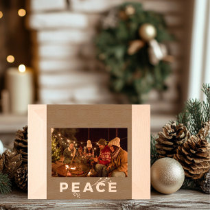 Cadres Gravés Peace Holiday Wooden