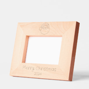 Cadres Gravés Père Noël Doodle Joyeux Noël et Année